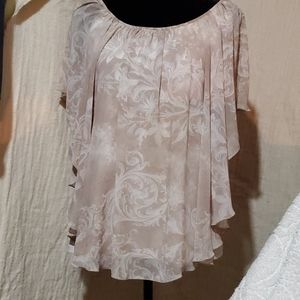 Cato Flowy Poncho Style Top